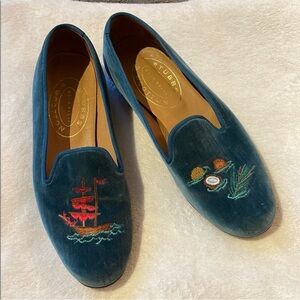 Stubbs & Wootton palm beach flats velvet ship